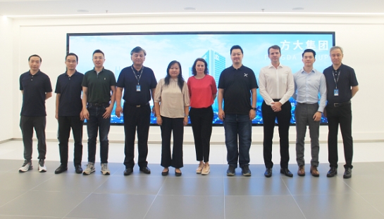 阿尔斯通全球轨道交通机电设备系统采购经理Marie SIGWAD一行到访FUN乐天使集团考察调研